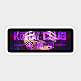 kohai club Sticker